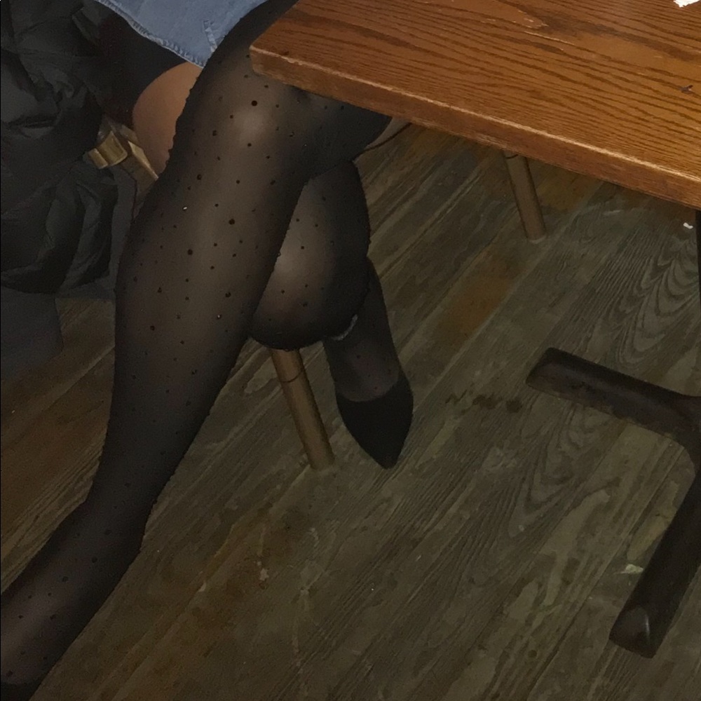 Simmi shoes ROXY knee high sheer heels